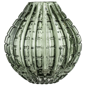 Vaza verde din sticla 17 cm Green Globe Bloomingville