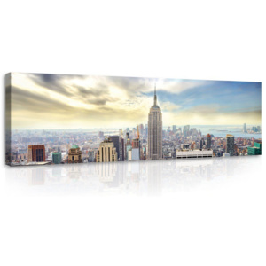 Tablou canvas: Vedere Manhattan - 145x45 cm