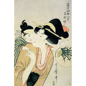 T H Riches 1913. A Lover of Children Reproducere, Kitagawa Utamaro