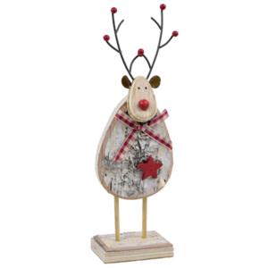 Statuetă decorativă Ego Dekor, înălțime 20,5 cm, reindeer