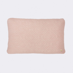 Perna decorativa dreptunghiulara din lana roz 60x40 cm Ferm Living