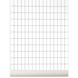 Rola tapet 53x1000 cm Grid alb/negru Ferm Living