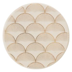 Suport din ceramică pentru pahar Bloomingville Aruba Trivet, auriu