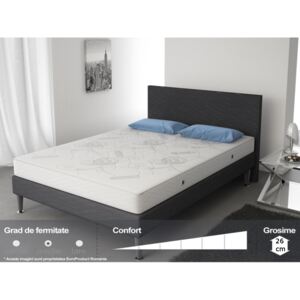 Saltea Pocket Memory - Arcuri Individuale 24 cm + 2 cm memory, 26 cm