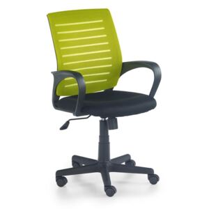 Scaun de birou ergonomic, tapitat cu stofa Santana Green / Black, l58xA60xH89-99 cm