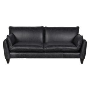 Canapea fixa 3 locuri Carlton Vintage Black