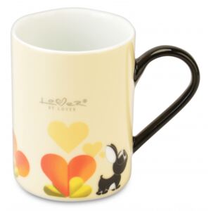 Set 2 cani coffe, Beige, 300 ml, Lover by Lover