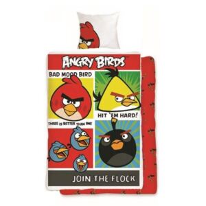 Lenjerie de pat copii Cotton Angry Birds 114