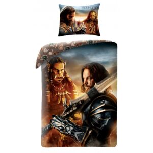 Lenjerie de pat copii Cotton Warcraft WCM-0023BL