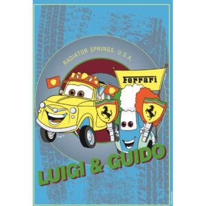 Covor Disney Kids Cars Luigi & Guido 04, Imprimat Digital