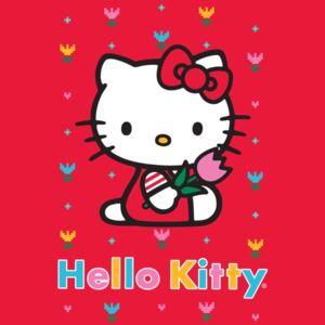 Covor Disney Kids Hello Kitty Red 756, Imprimat Digital