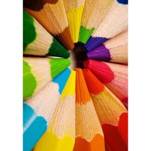 Covor Rainbow 014 Pensil Color, Imprimat Digital