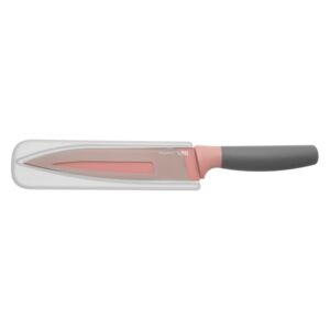 Cutit pentru feliat carne, Pink, 19 cm, Leo Line