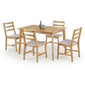Set Masa din lemn de cauciuc Cordoba + 4 scaune Cordoba