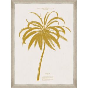 Tablou Framed Art Gold Palm Tree I