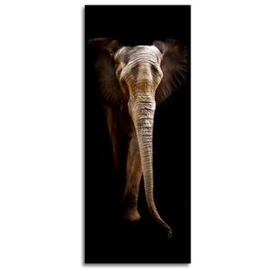 Tablou Sticla Glasspik Elephant II, 50x125 cm