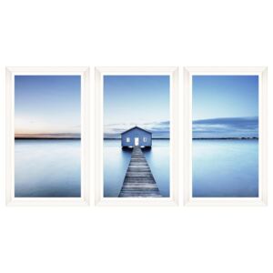 Tablou 3 piese Framed Art The Boathouse