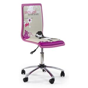 Scaun de birou pentru copii Fun 1 roz