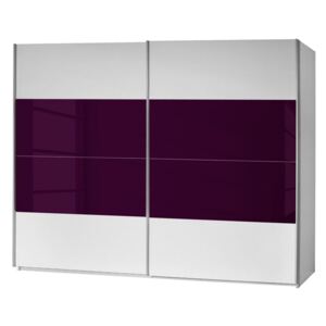 Dressing Quadra alb violet 136 x 230 x 62 cm