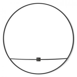 Suport lumanare negru din otel 12 cm POV Circle Menu