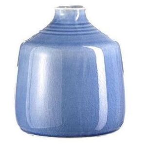Vaza Ceramica Albastra Eg - Ceramica Albastru Diametru 13cm x Inaltime 15cm