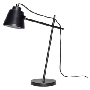 Lampa de Birou din Metal Neagra - Metal Negru Diametru(40 cm) x Inaltime(41 cm)