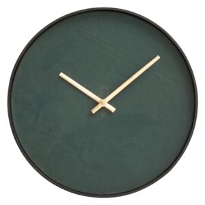 Ceas din Lemn Verde - Lemn Verde Inchis Diametru(29 cm)