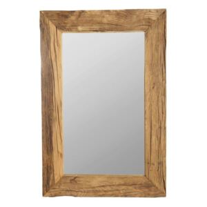 Oglinda din Lemn PURE NATURE - Lemn Natur Diametru(60 cm x 90 cm)