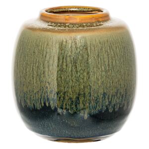 Vaza Decorativa Verde din Ceramica - Ceramica Verde Diametru(13.5 cm) x Inaltime( 14.5 cm)