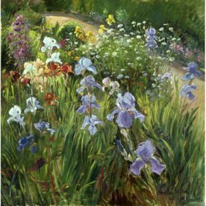 Irises and Oxeye Daisies, 1997 Reproducere, Timothy Easton