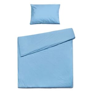 Lenjerie de pat din bumbac pentru o persoană Le Bonom, 140 x 200 cm, albastru azuriu