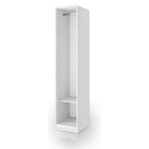 CORP DRESSING MODULAR SIMPLU VALLETTA,40X50.5X201 CM,POLITA SI BARA UMERASE INCLUSE,ALB,PAL 16 MM