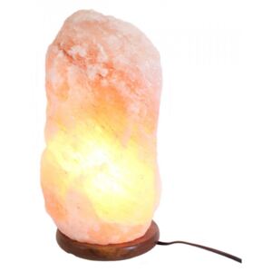 Lampa cu cristal de sare roz de Himalaia 43cm