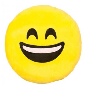 Perna decorativa Emoji Big Smile, dimensiune 30x30, galben