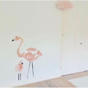 Autocolant de perete "Flamingo" 90x80cm
