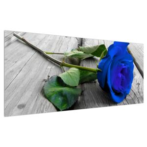 Tablou cu trandafir albastru (Modern tablou, K012213K12050)