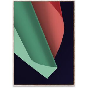 Poster cu rama stejar 50x70 cm Colour Fold 05 Paper Collective