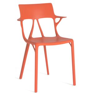 Scaun Kartell A.I. design Philippe Starck, portocaliu