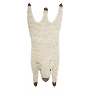 Covor alb pentru copii din lana 50x120 cm Sheep Bloomingville