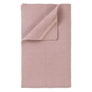 Pătură împletită Blomus Wipe, 55 x 32 cm, roz deschis