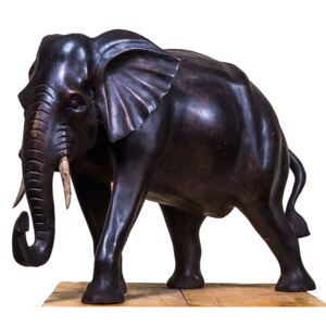 Statuie Ebony Elephant, L