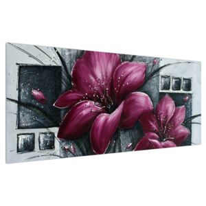 Tablou modern cu flori (Modern tablou, K012355K12050)