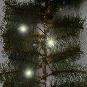 Ghirlandă de Crăciun, cu luminițe, 270 cm
