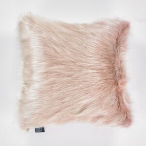 Față de pernă WeLoveBeds Fluffy, 50 x 50 cm, roz
