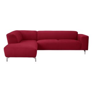 Canapea colţar Windsor & Co Sofas Orion, partea stângă, roşu