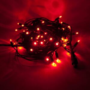 DecoLED șirag luminos LED - 5 m, roșu, 50 diode