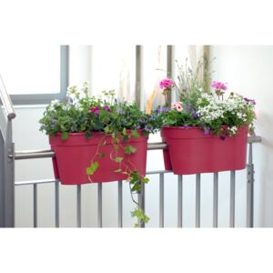 Set 2 ghivece de plante pentru balcon KHW 58/27/28 cm