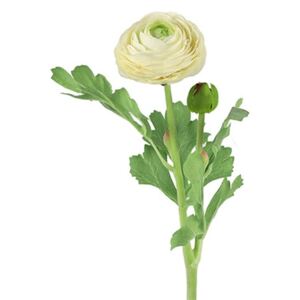 Trandafir artificial alb H51 cm