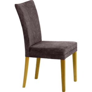 Set 2 scaune Aspen maro inchis stofa 46/59/94,5 cm