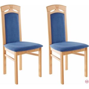 Set 2 scaune Frank albastre